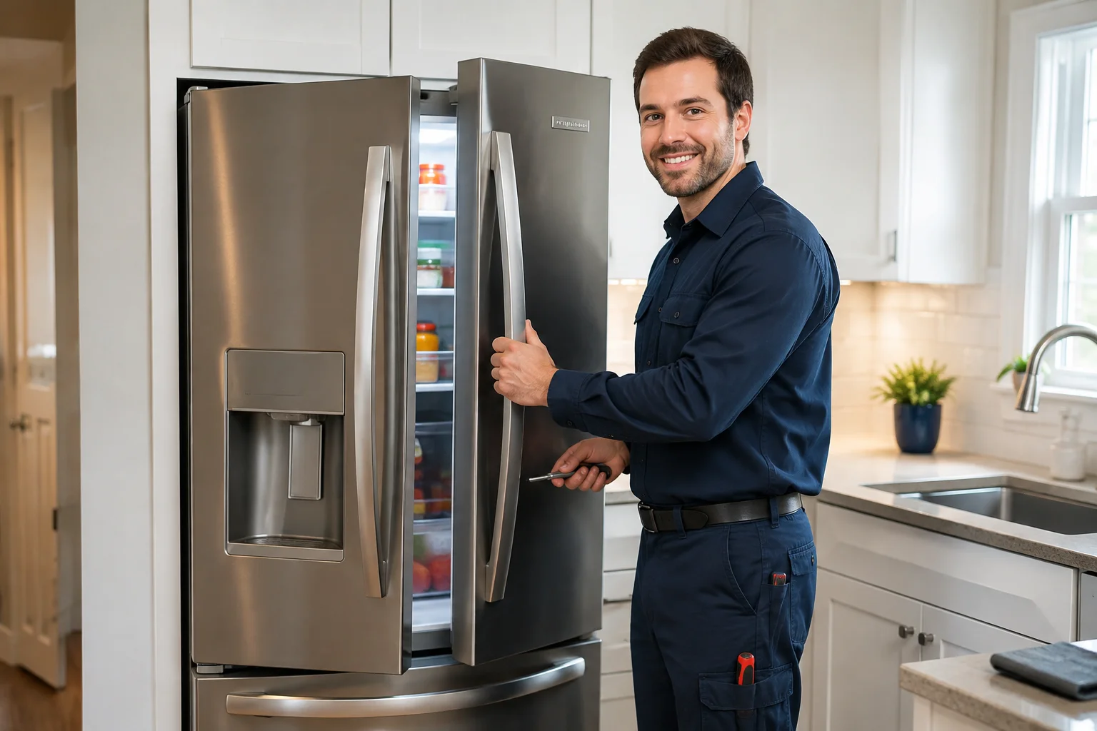 Frigidaire Refrigerator Not Cooling Repair in Plainview, NY