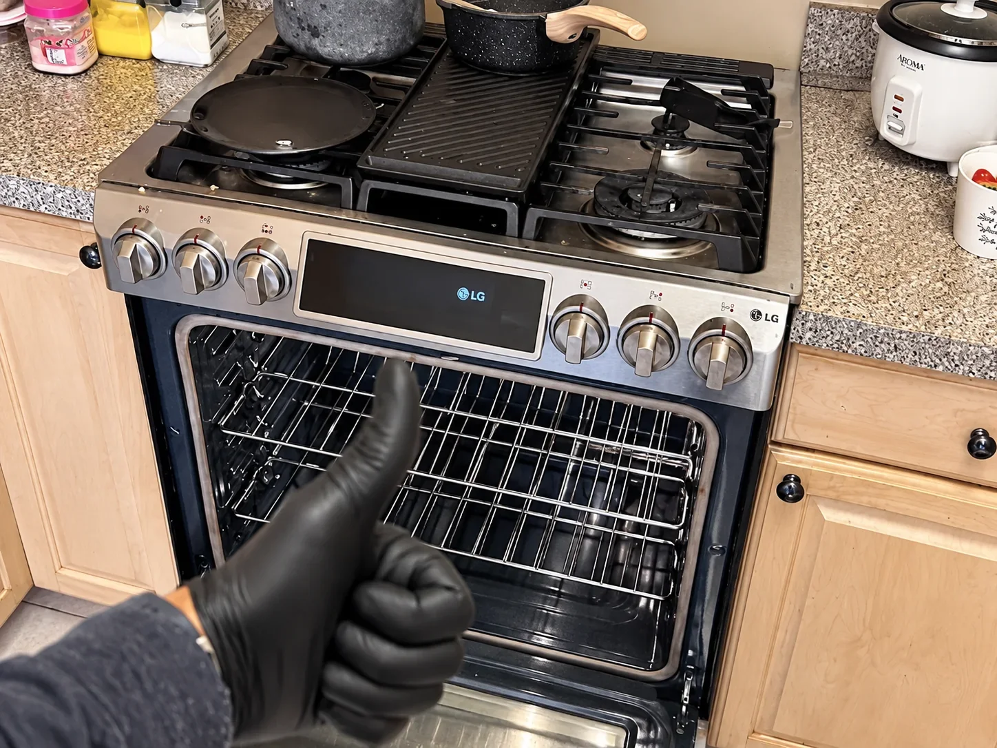 LG Gas Stove Burner Repair in Huntington, NY
