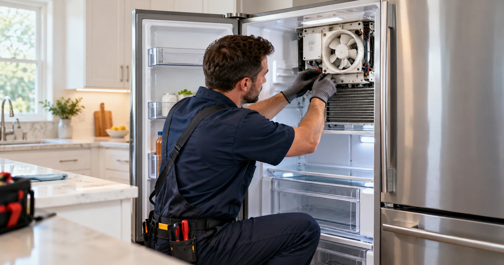 GE Refrigerator Not Cooling Repair in Remsenburg, NY