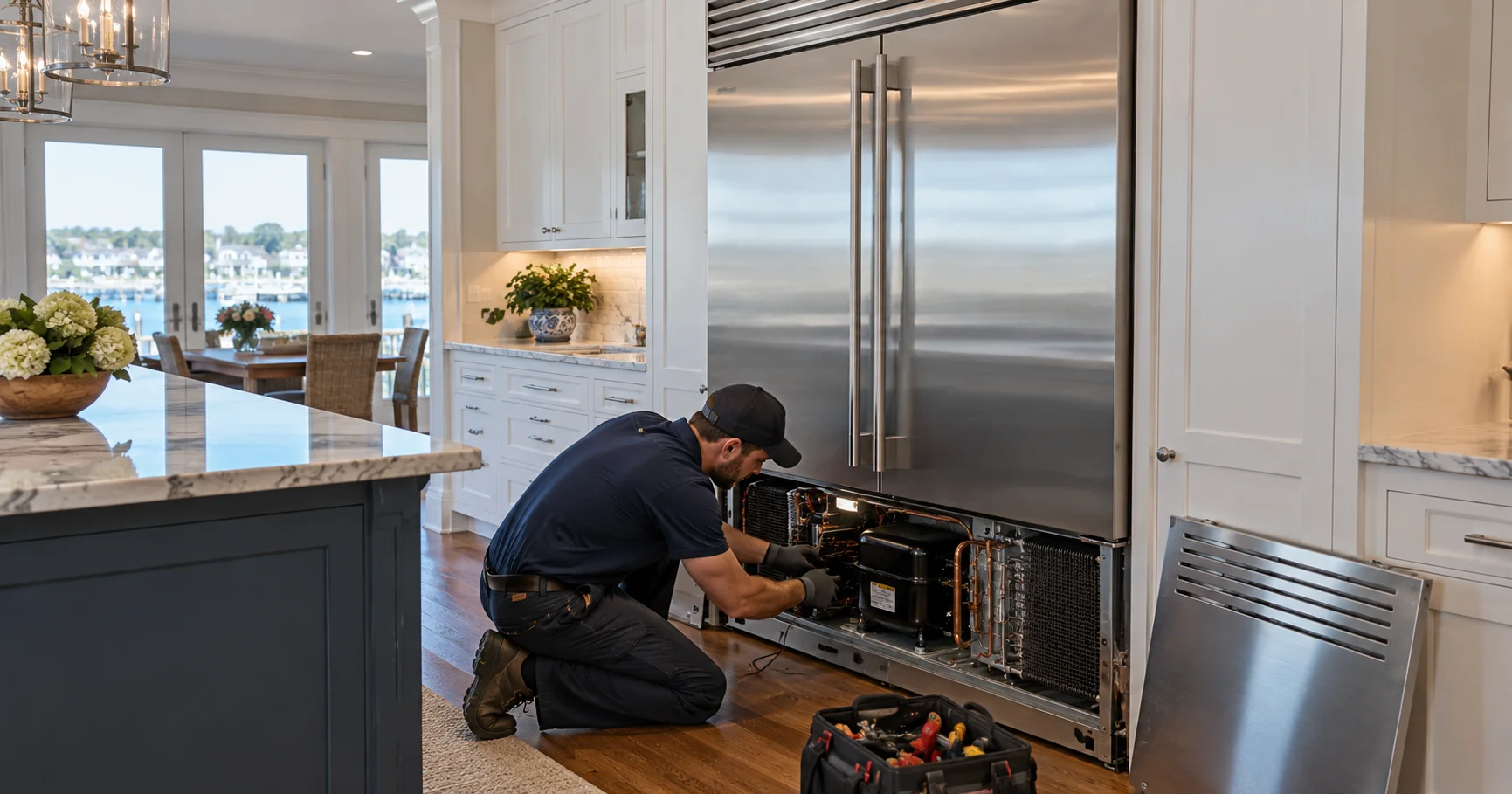 Sub-Zero Refrigerator Not Cooling Repair in Massapequa, NY