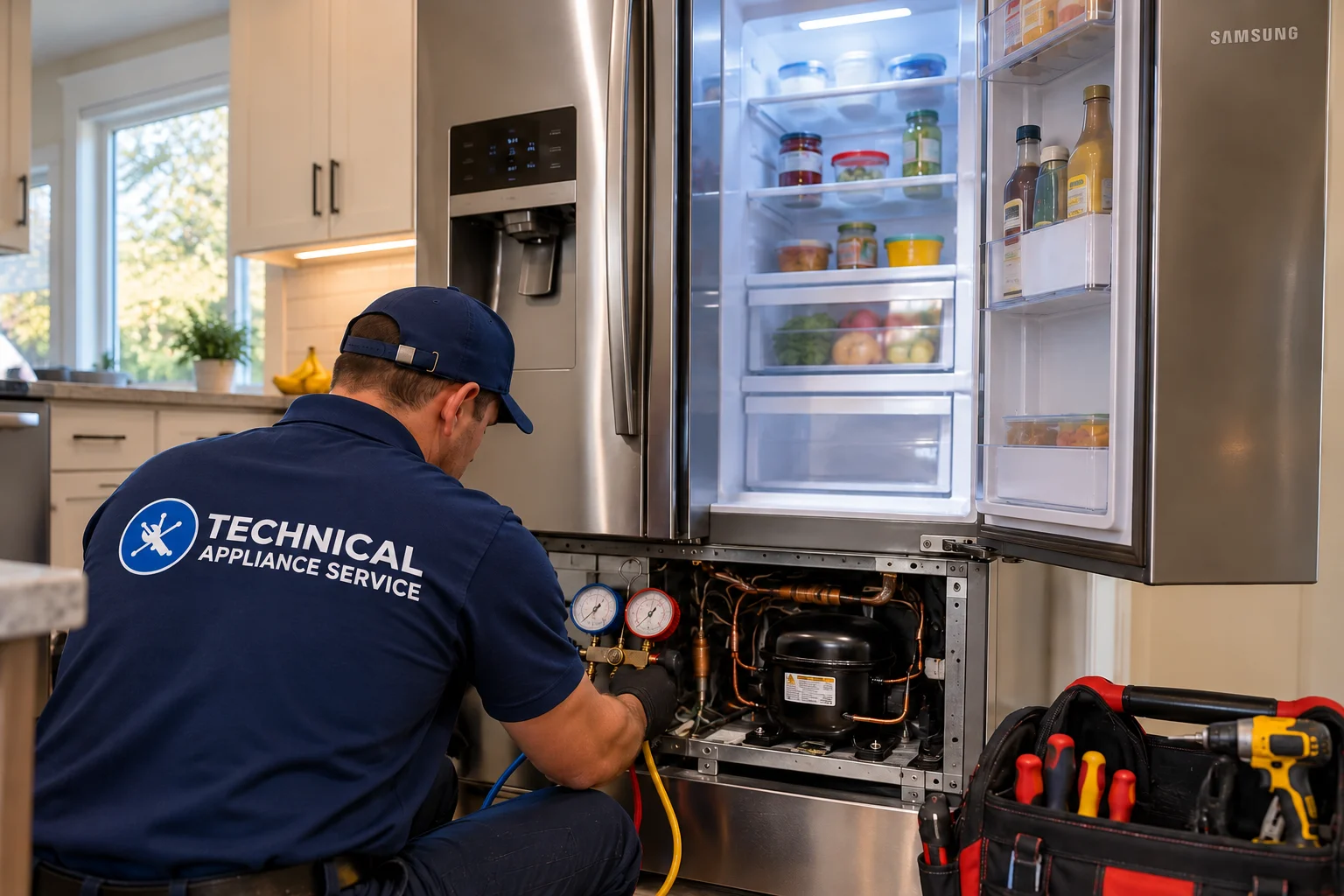 Samsung Refrigerator Not Cooling Repair in East Moriches, NY
