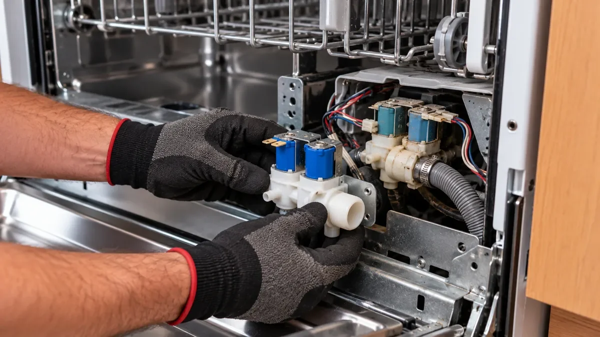 Dishwasher Water Inlet Valve Replacement in East Hampton, NY